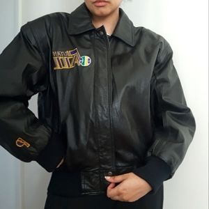 Vintage Utah Jazz Bomber Jacket